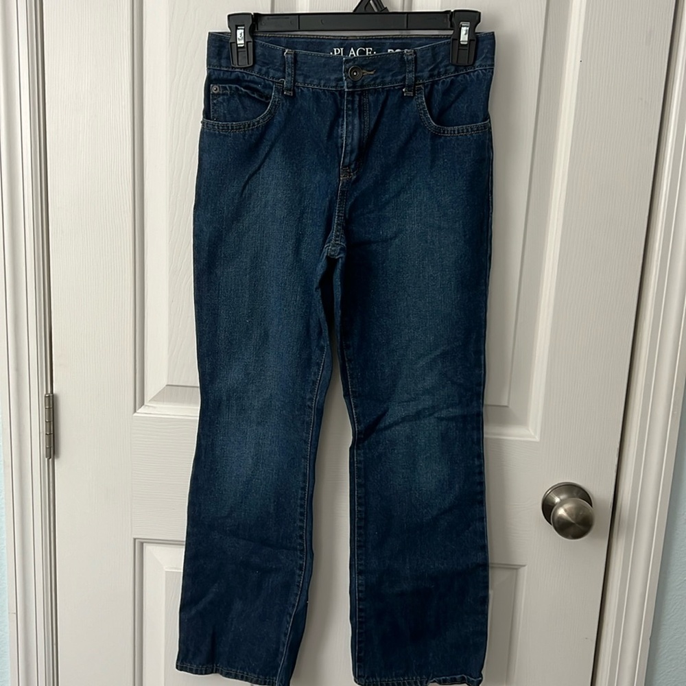 Children’s Place Girls Boot Cut Jeans 12 EUC, adjustable waist